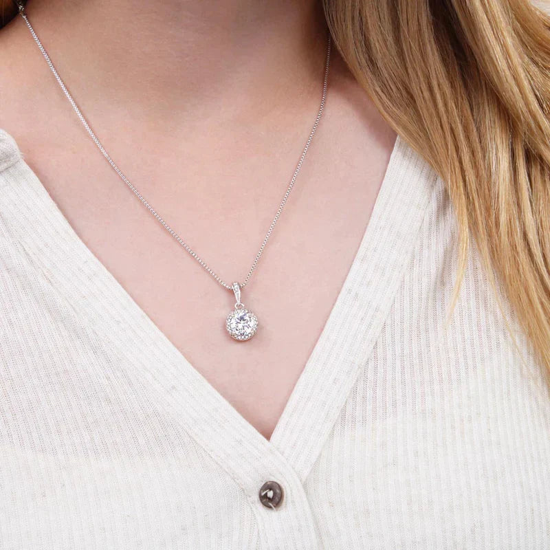 Drizzle Drop Pure Silver Necklace