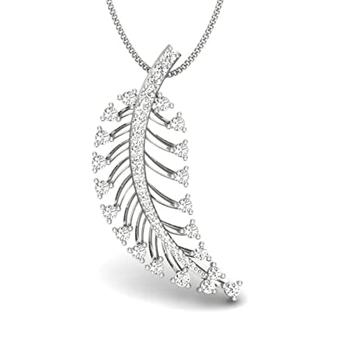 A.Diamond Leaf Cubic Zirconia Necklace