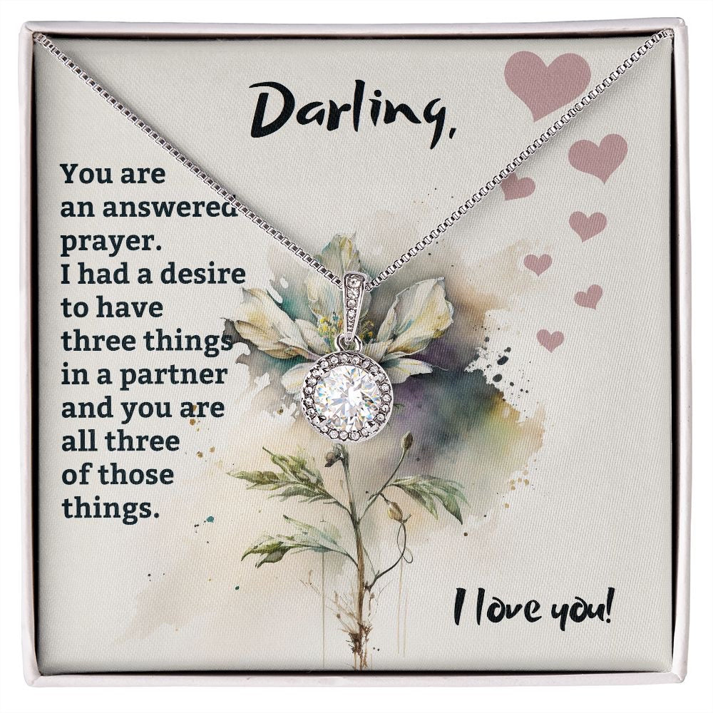 Bestest Gift For Your Love - Cizzle Drop Necklace