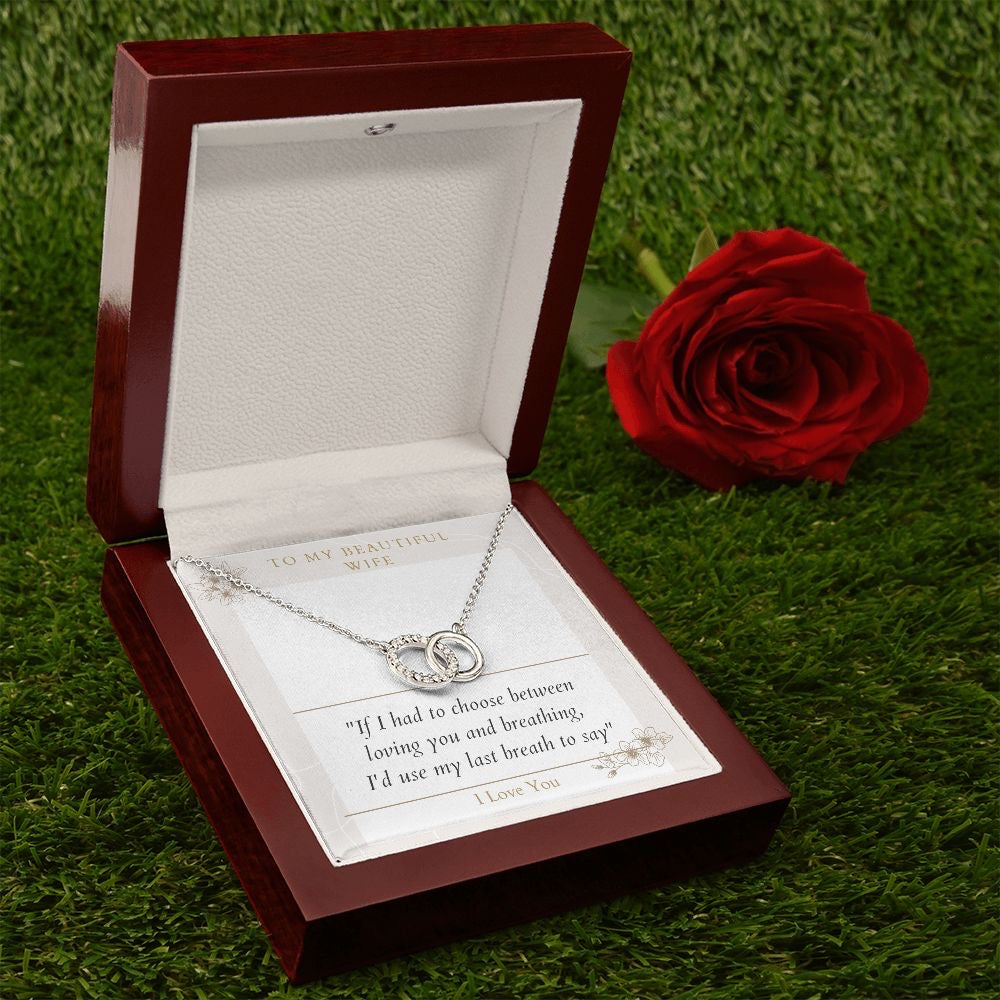 Beautiful Gift For My Wife - Dual Circlet Necklace