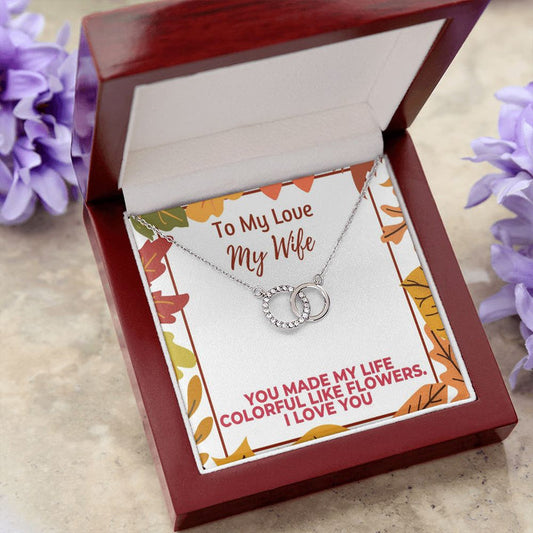 Unique Gift To Your Beautiful Wife - Dual Circlet Necklace