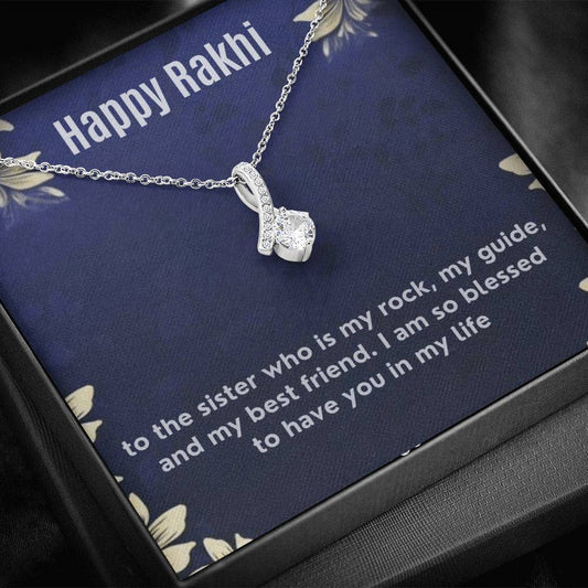 Amazing Rakshabandhan Gift For Sister - 925 Sterling Silver Necklace