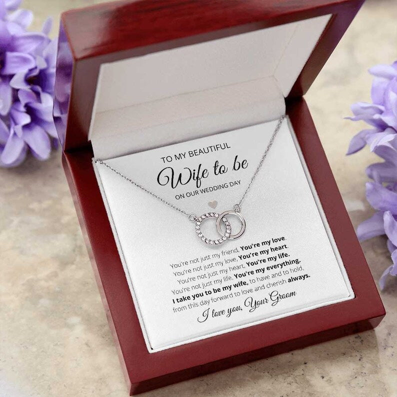 Beautiful Gift For Your Fiancé/Girlfriend - Dual Circlet Necklace