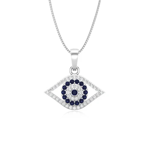 Evil eye Pendant - 925 Silver
