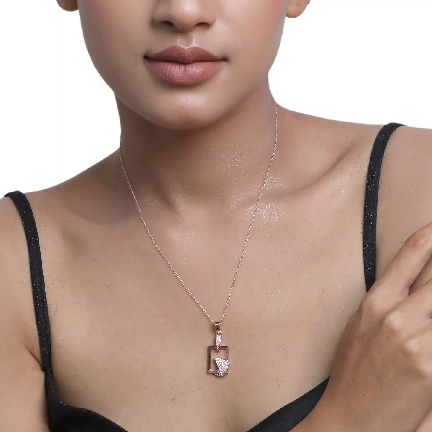 Photo Frame 925 Silver Necklace