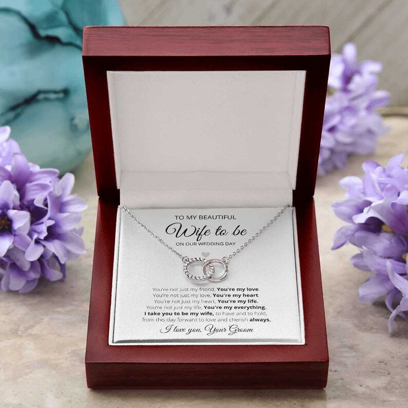 Beautiful Gift For Your Fiancé/Girlfriend - Dual Circlet Necklace