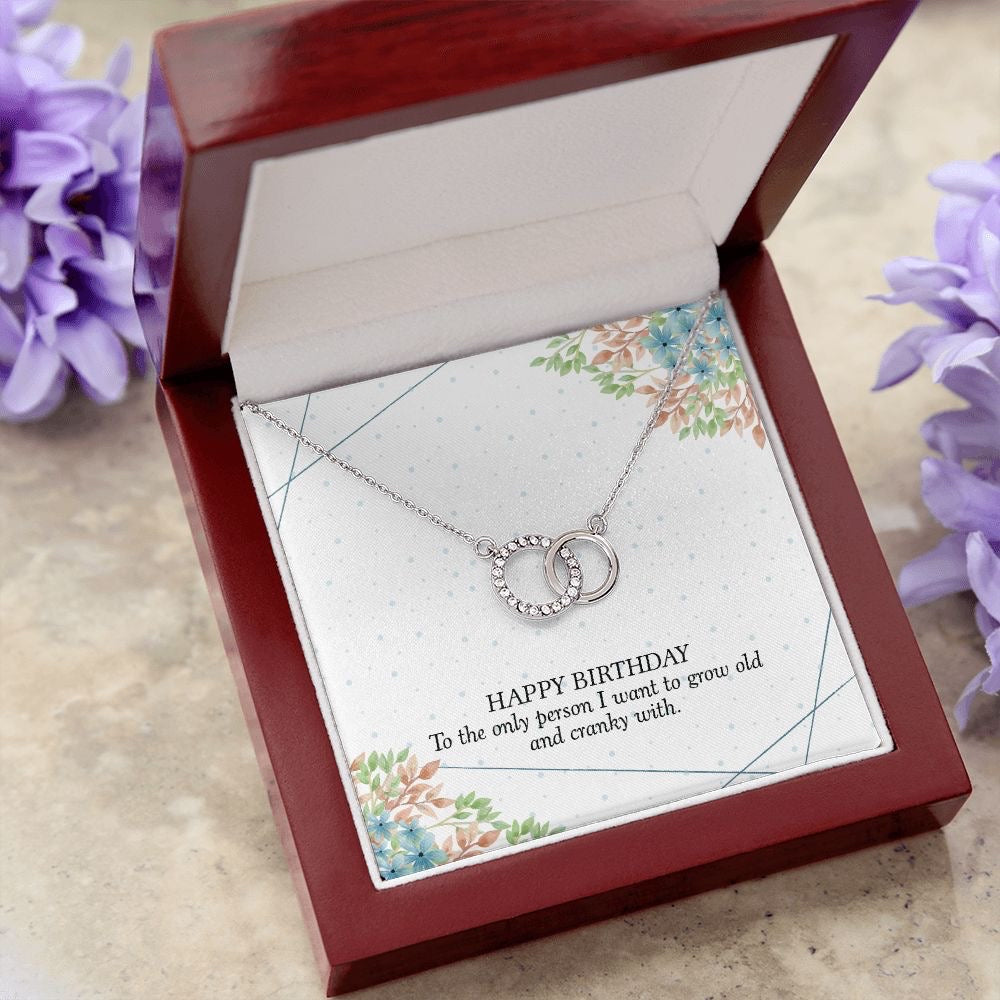 Beautiful Birthday Gift For My Partner - Dual Circlet Necklace