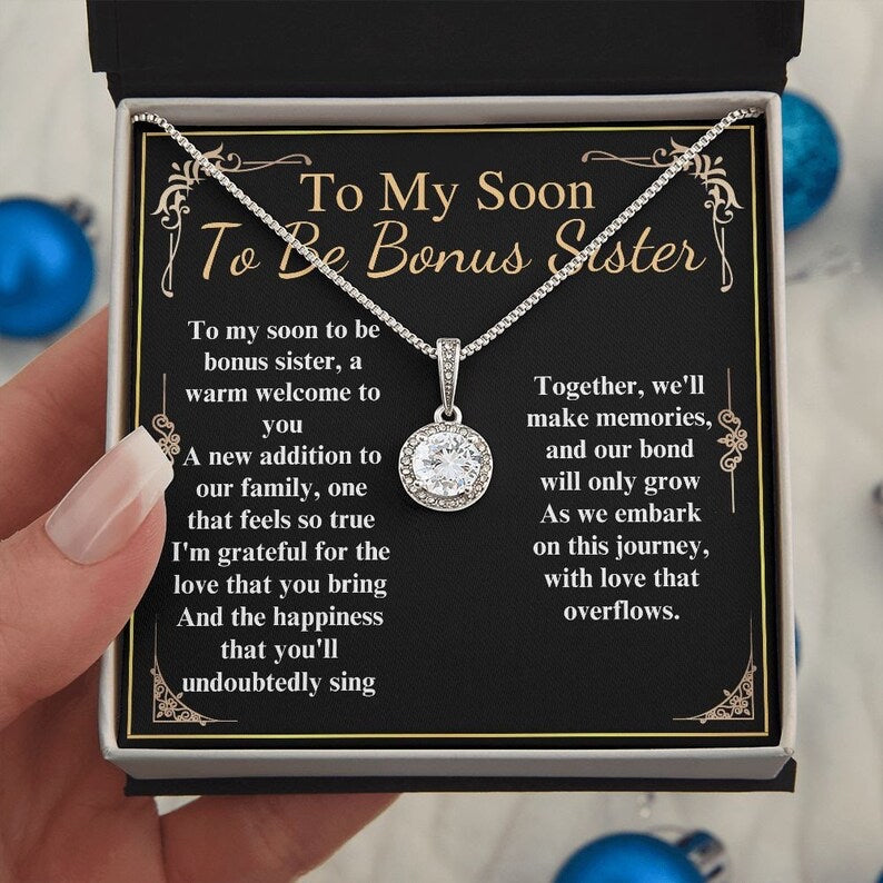 Gift For Your Sister - Cizzle Drop Necklace