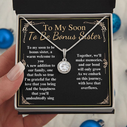 Gift For Your Sister - Cizzle Drop Necklace