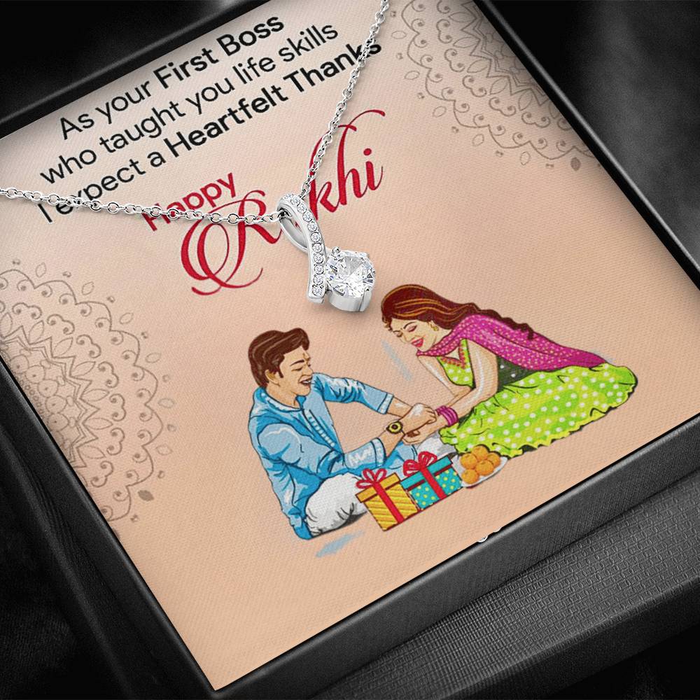 Funny Rakshabandhan Gift For Sister 2025 - 925 Sterling Silver Necklace