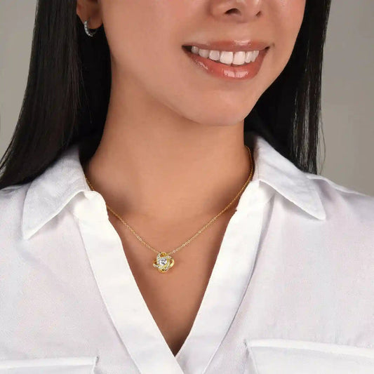 Christmas Gift For My Love - Interstellar Solitaire Necklace