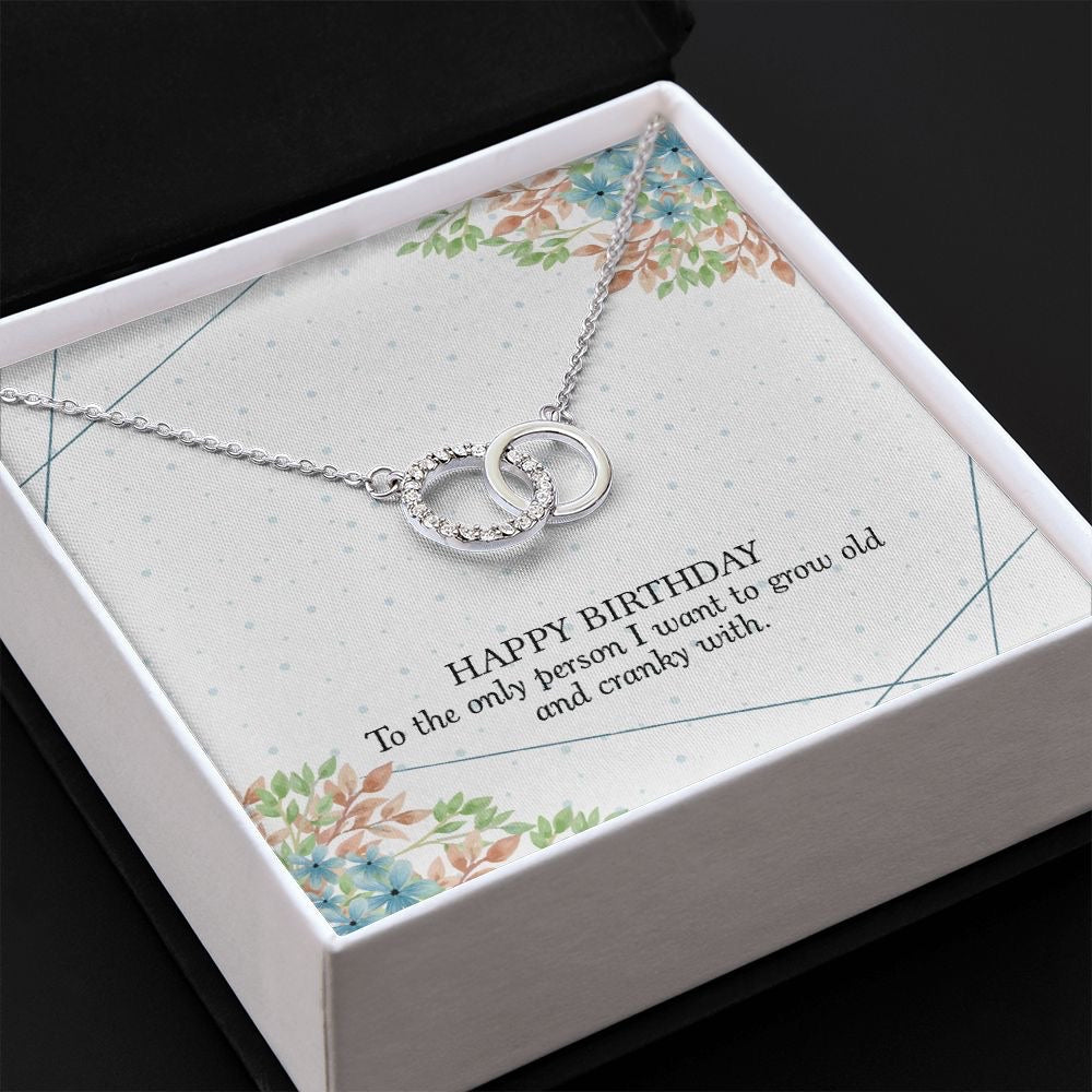 Beautiful Birthday Gift For My Partner - Dual Circlet Necklace