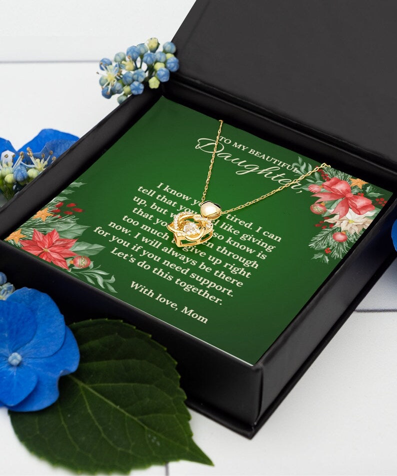 Beautiful Gift for Daughter - Dancing Heart Necklace