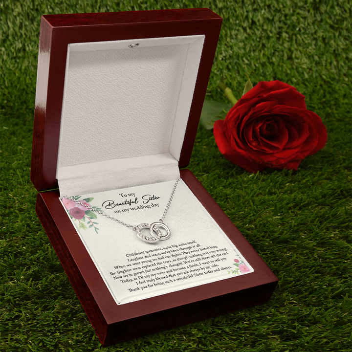Heartfelt Gift For Sister - Dual Circlet Necklace