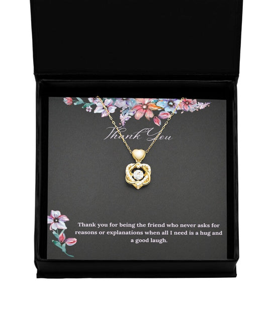 Beautiful Gift To Say Thank You - Dancing Heart Necklace