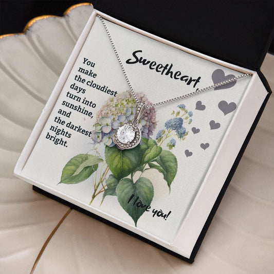 Cutest Gift For Your Beautiful Sweetheart - Cizzle Drop Necklace