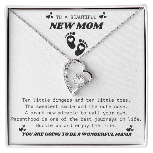 To New Mom - 925 Silver Necklace