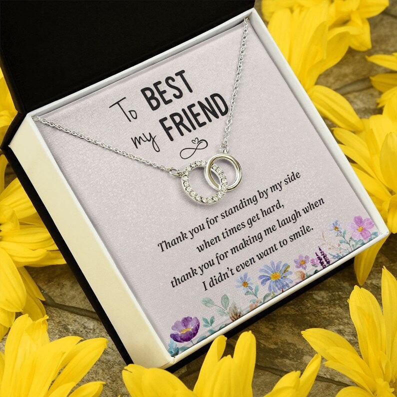 Beautiful Gift For My Best Friend - Dual Circlet Necklace