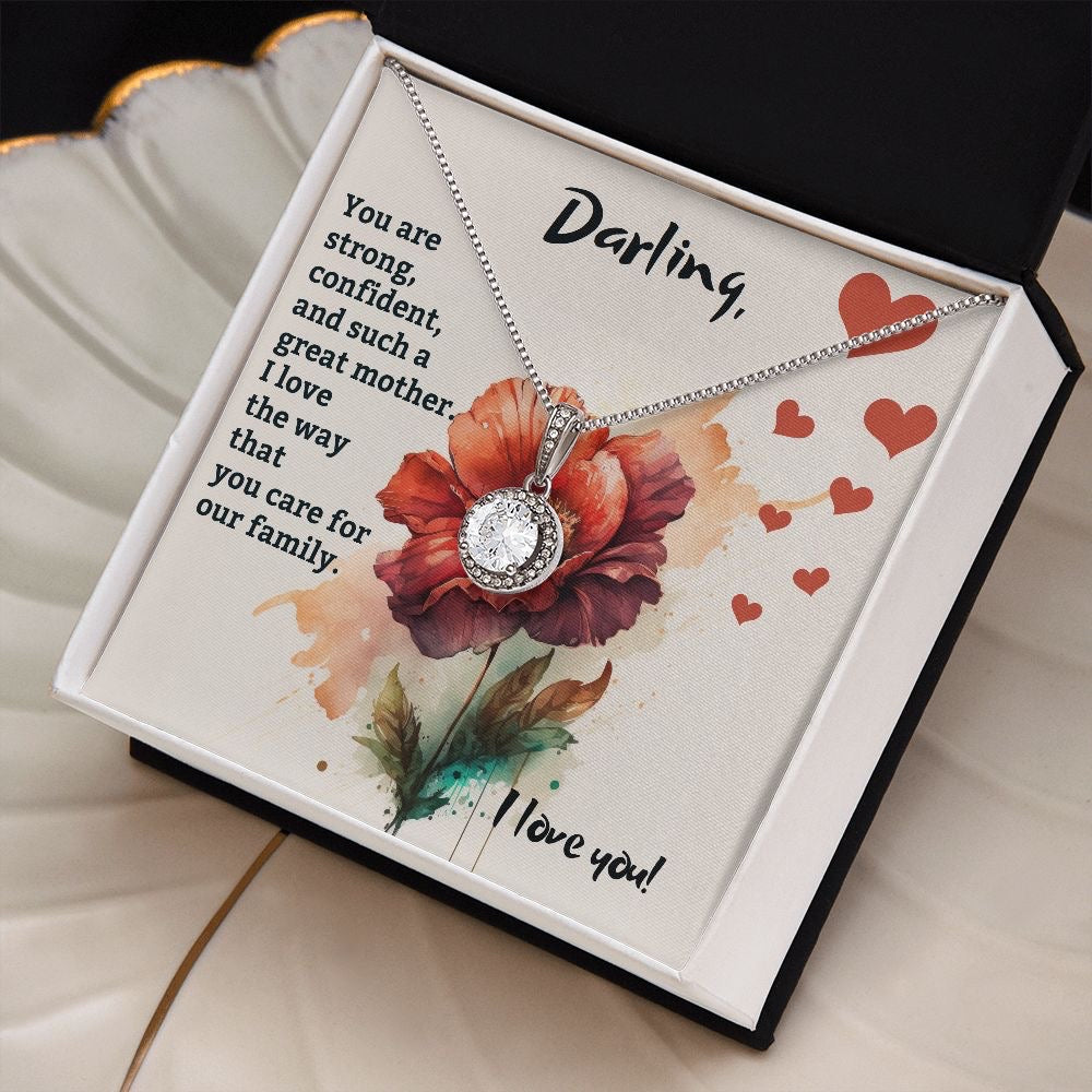 Beautiful Gift For Darling Love - Cizzle Drop Necklace