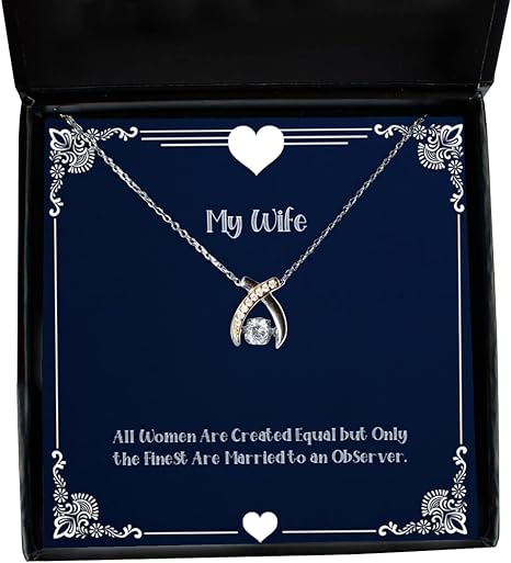 Amazing Gift For Wife - Wishbone Necklace