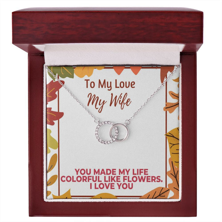 Unique Gift To Your Beautiful Wife - Dual Circlet Necklace