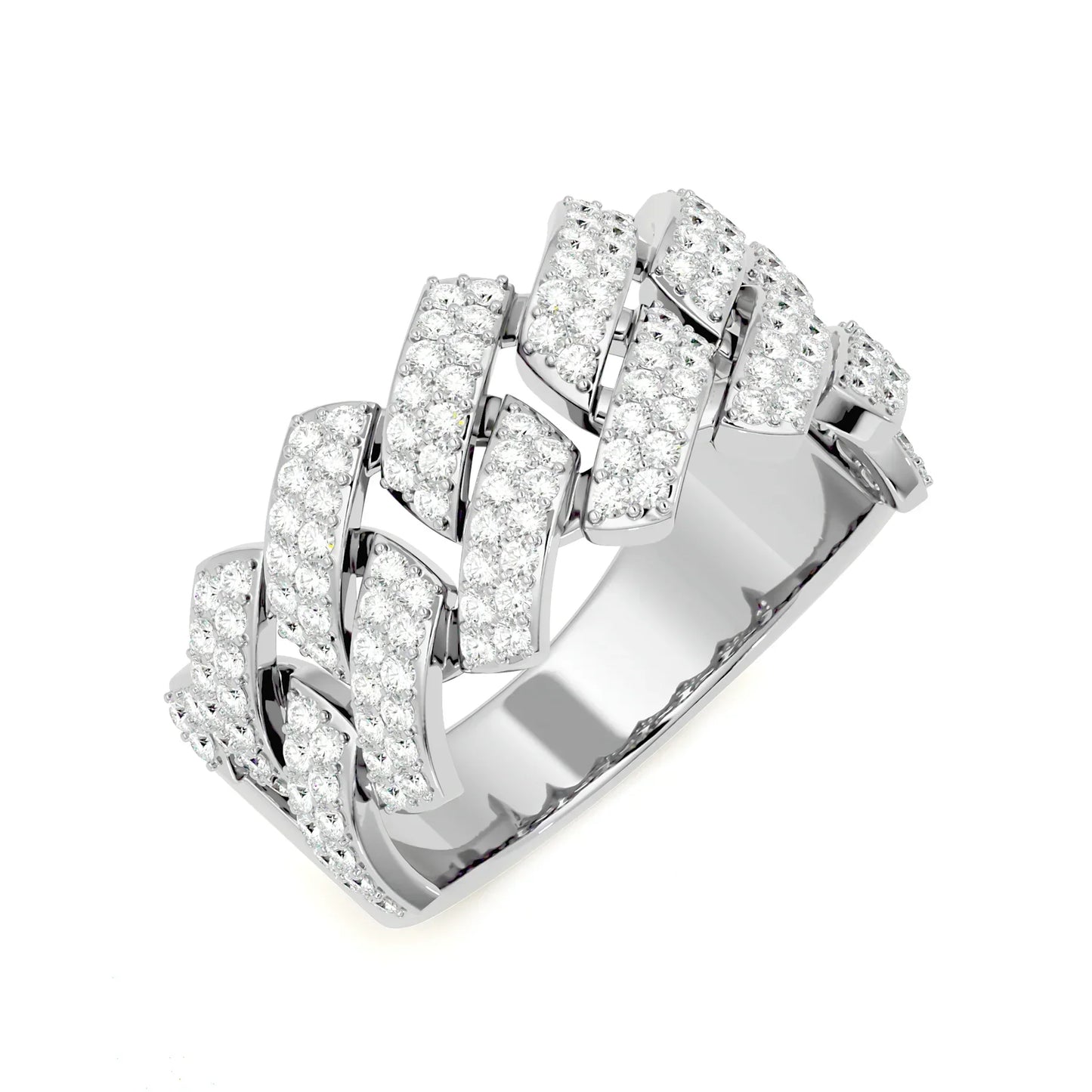 Cuban 925 Sterling Silver Ring Unisexual - Adjustable Size