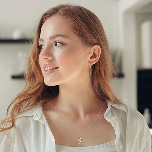 Beautiful Gift To My Son's Girlfriend - Curl $ Necklace