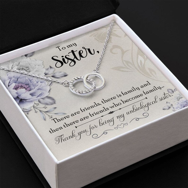 Beautiful Gift For My Sister - Dual Circlet Necklace