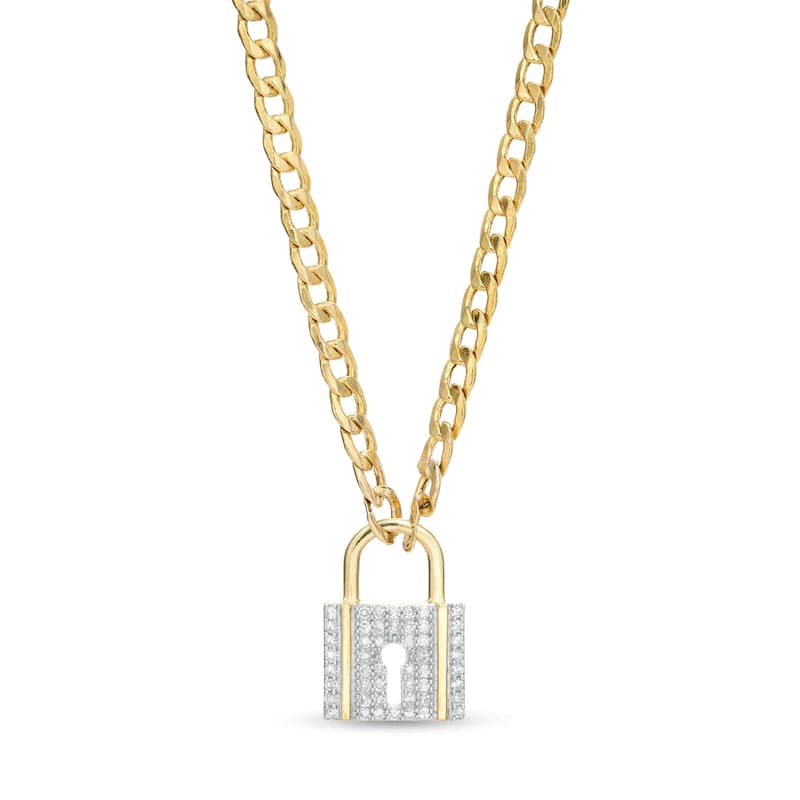 Lock of Loved Ones Heart Silver Necklace