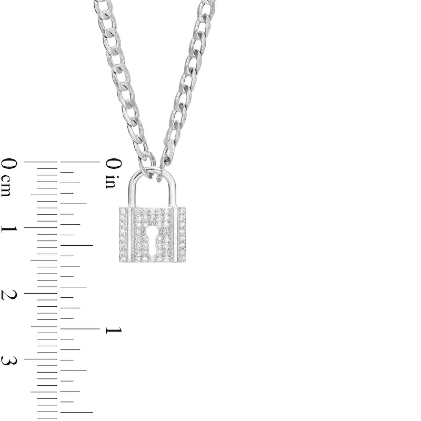 Lock of Loved Ones Heart Silver Necklace