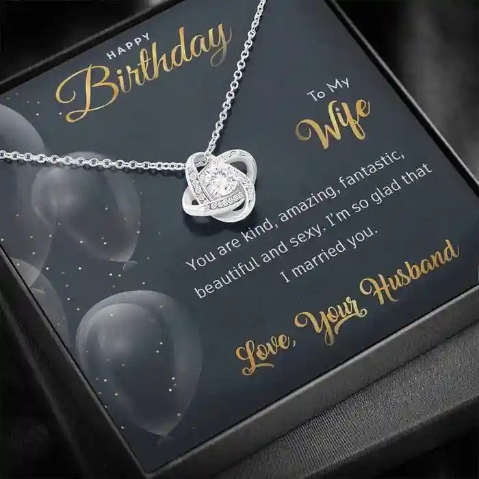 Amazing Surprise Birthday Gift For Wife - Interstellar Solitaire Necklace