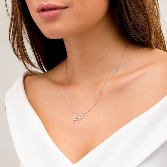 Cute Doggo 925 Silver Necklace