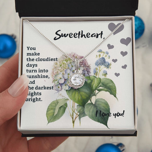 Cutest Gift For Your Beautiful Sweetheart - Cizzle Drop Necklace
