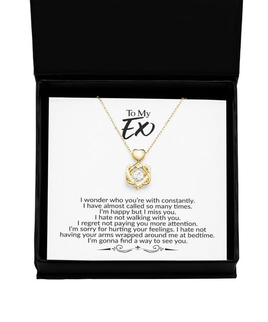 A Loving Message To Your Ex - Dancing Heart Necklace