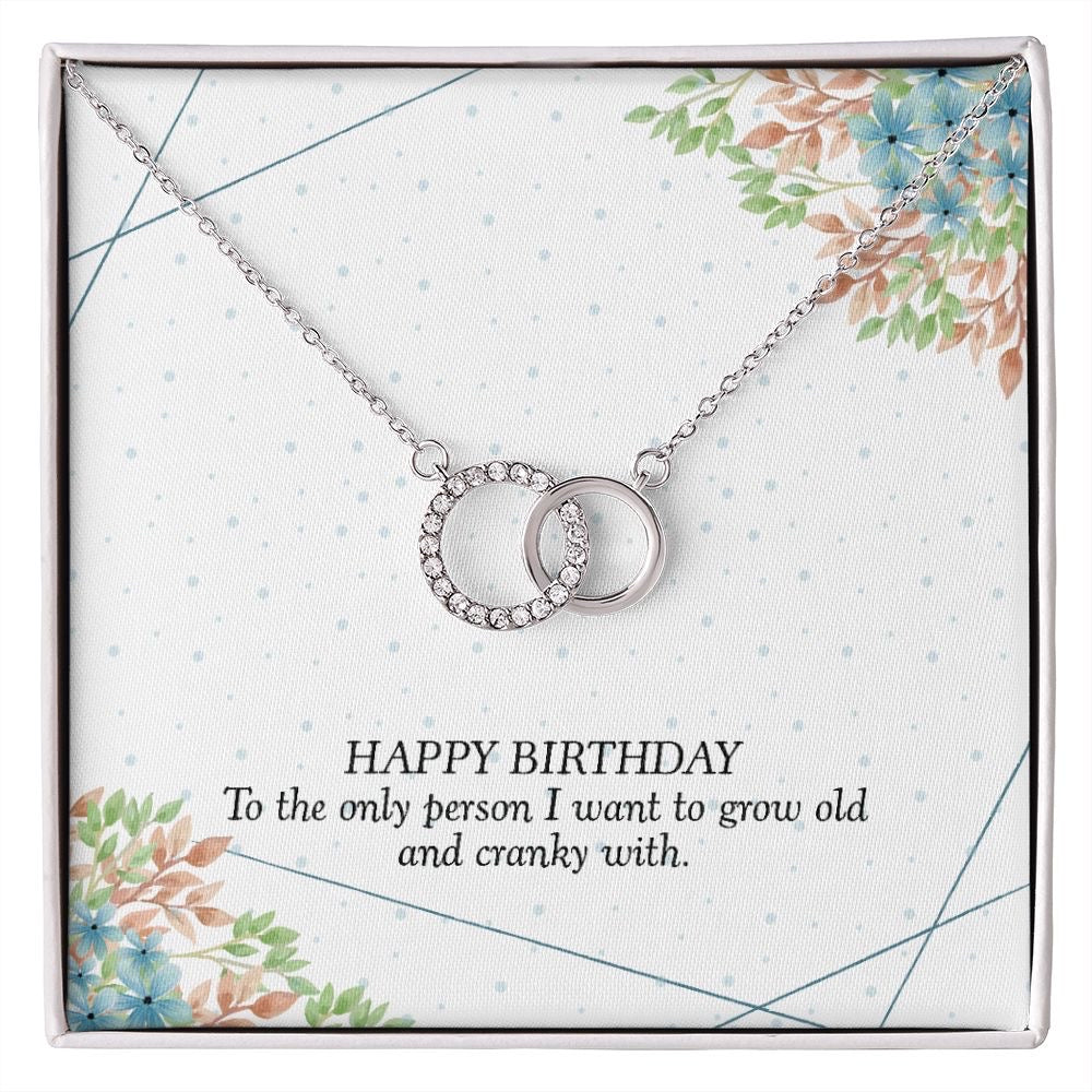 Beautiful Birthday Gift For My Partner - Dual Circlet Necklace