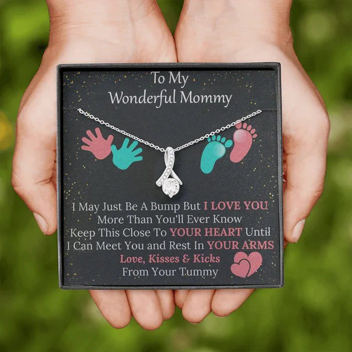 To Wonderful Mom - 925 Sterling Silver Necklace