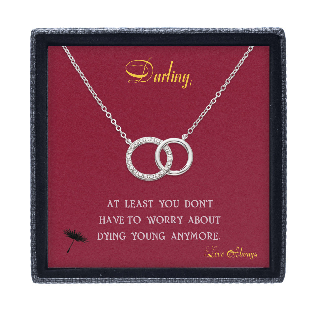 Beautiful Gift For My Darling - Dual Circlet Necklace
