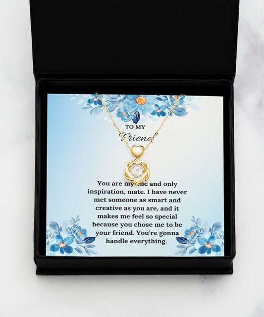 Special Gift for Friend - Dancing Heart Necklace