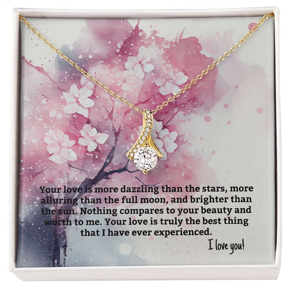 Unique Gift For My Love - Converse Solitaire Necklace