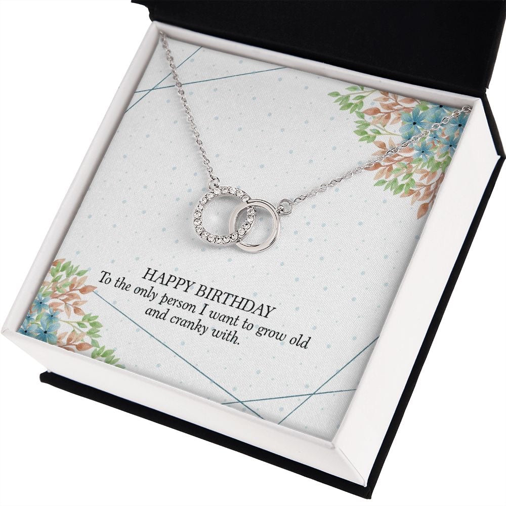 Beautiful Birthday Gift For My Partner - Dual Circlet Necklace