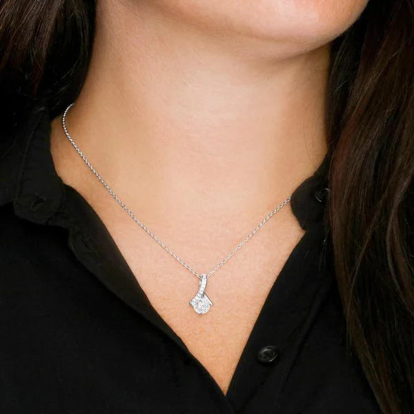 Unique Gift For My Love - Converse solitaire Necklace