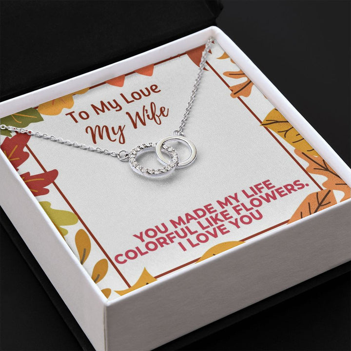 Unique Gift To Your Beautiful Wife - Dual Circlet Necklace