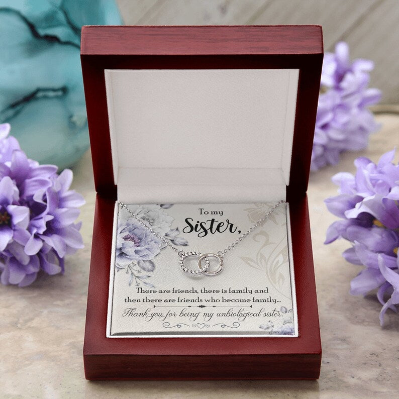 Beautiful Gift For My Sister - Dual Circlet Necklace