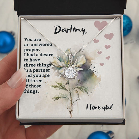 Bestest Gift For Your Love - Cizzle Drop Necklace