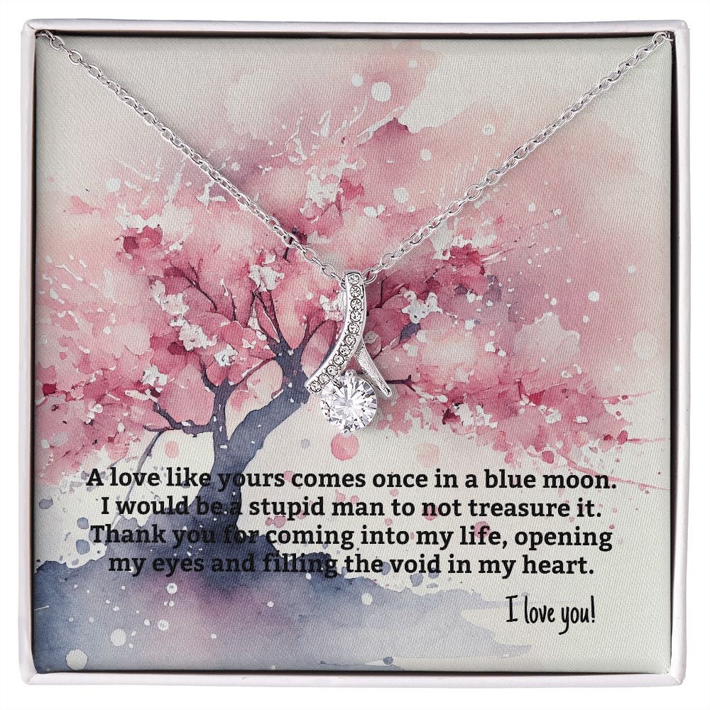 Unique Gift For My Love - Converse Solitaire Necklace