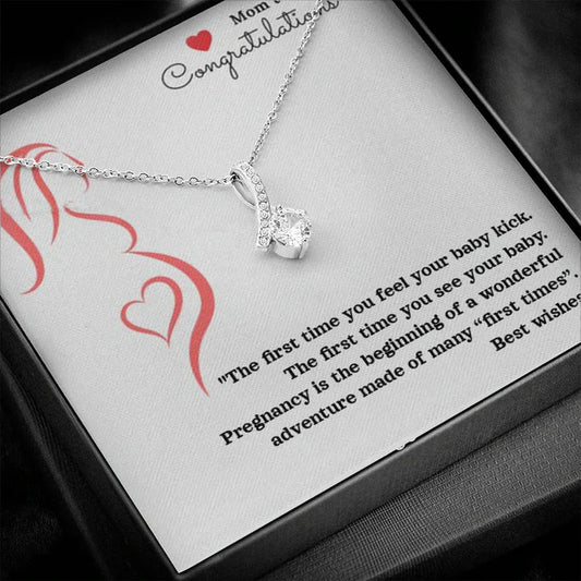 For New Mom to Be - 925 Sterling Silver Necklace