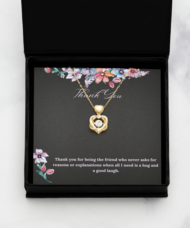 Beautiful Gift To Say Thank You - Dancing Heart Necklace