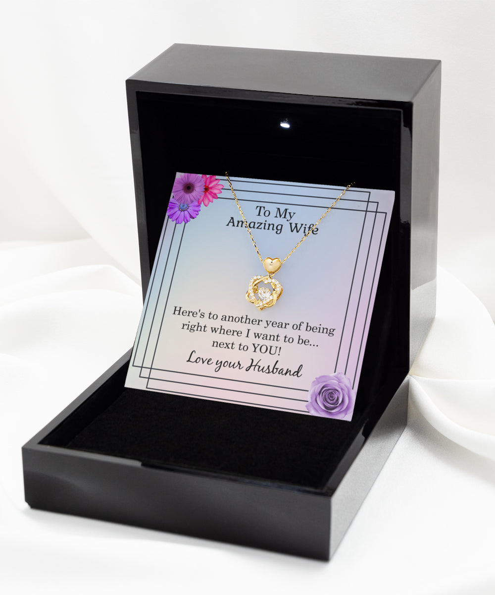 Beautiful Gift To Your Beautiful Wife - Dancing Heart Necklace
