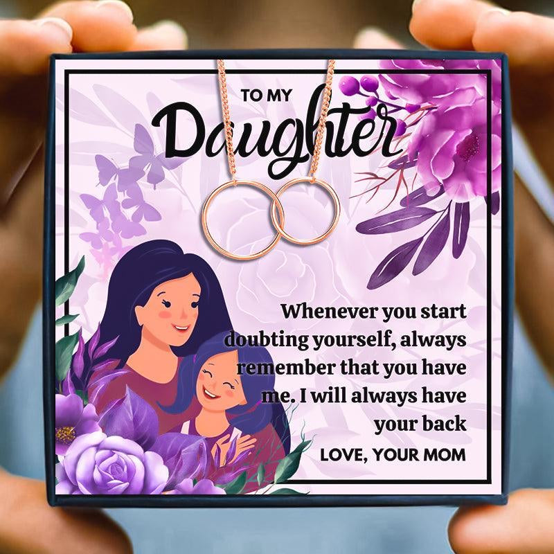 Amazing Gift To My Beautiful Daughter - Dual Circlet Necklace