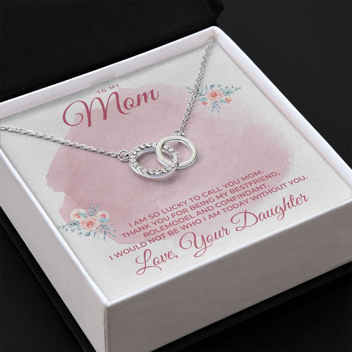 Unique Gift To My Mom - Dual Circlet Necklace